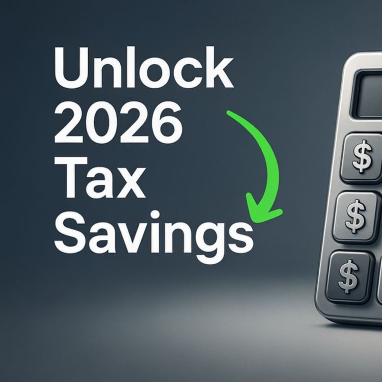 cover art for Tax Savings for 2026 with Tony Hong, CPA