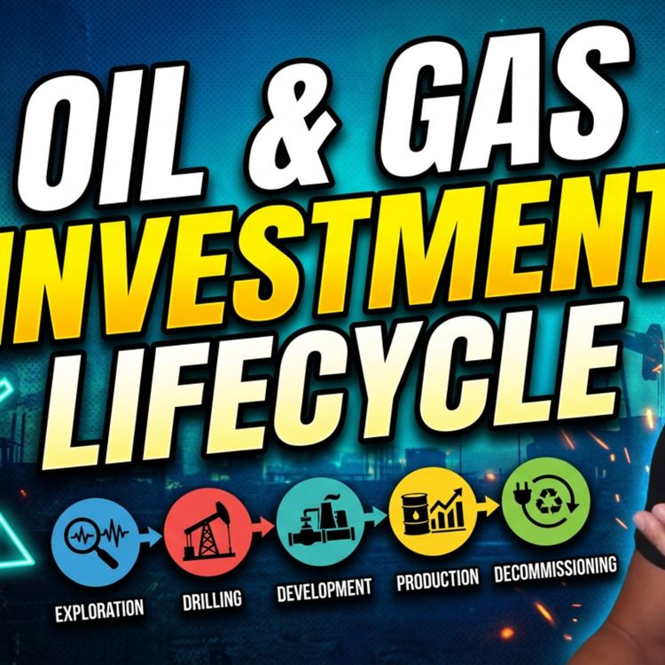 cover art for Oil & Gas Lifecycle: Leasing Mineral Rights, Horizontal Drilling, Fracking