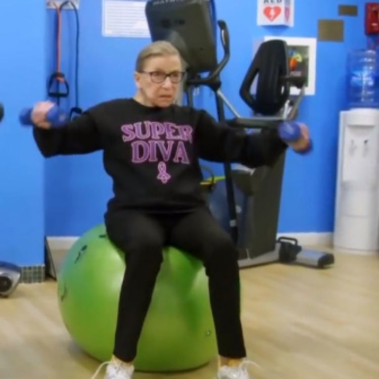 cover art for 272: Ruth Bader Ginsburg, pumping iron, and the environment