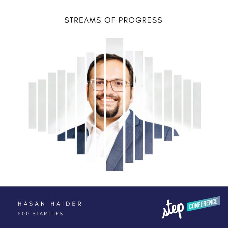 cover art for STEP2020 - Hasan Haider, 500 Startups