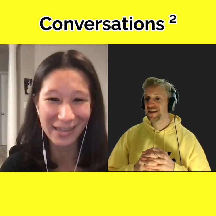 cover art for Conversations Squared #1 - Emily Uematsu Banzhaf