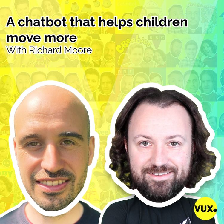 cover art for A chatbot that helps children move more, with Richard Moore