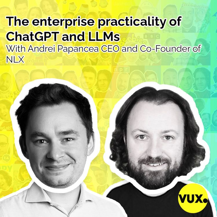 cover art for The enterprise practicality of ChatGPT and LLMs with Andrei Papancea