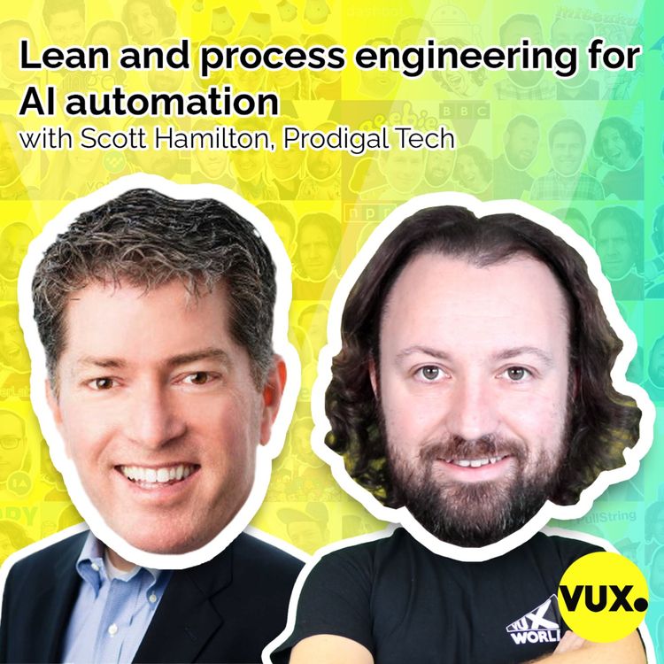 cover art for Lean and process engineering for AI automation with Scott Hamilton