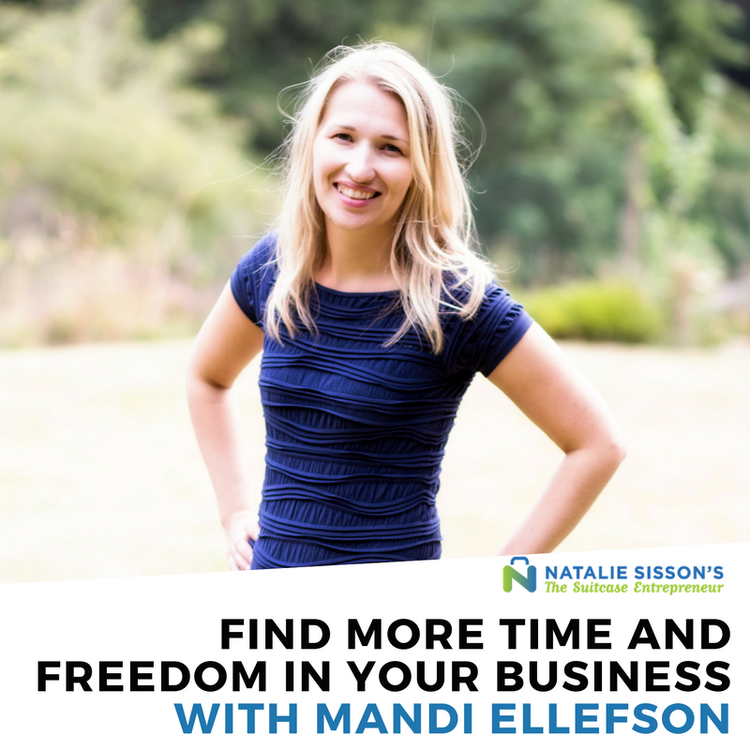 cover art for [288] Find More Time and Freedom in Your Business with Mandi Ellefson