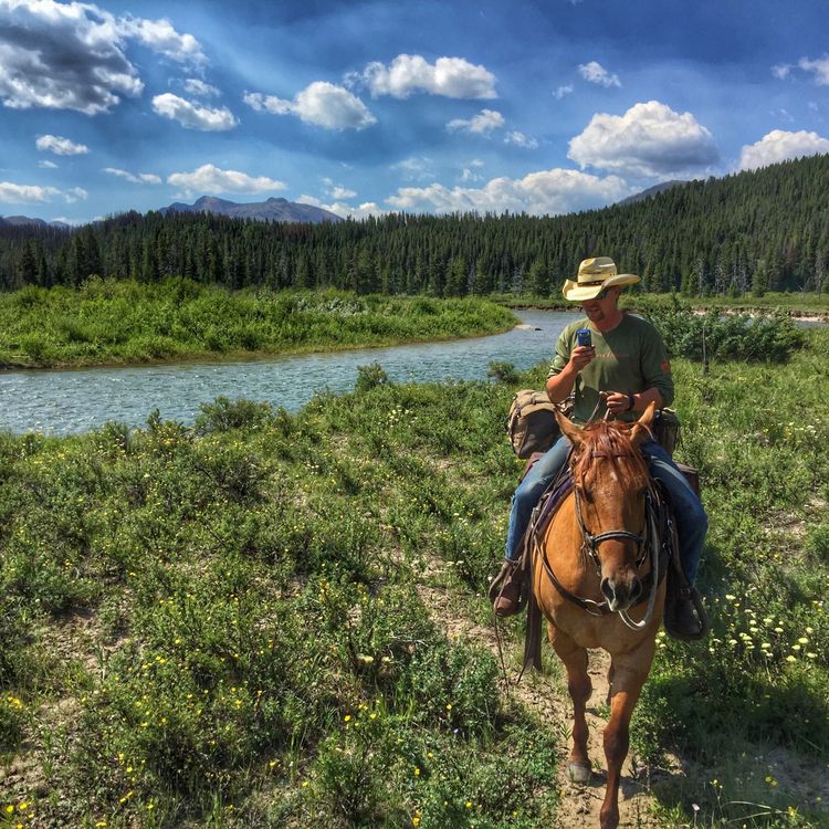 cover art for Wrangler & Cowboy in the Bob Marshall Wilderness - Clayton Alexander