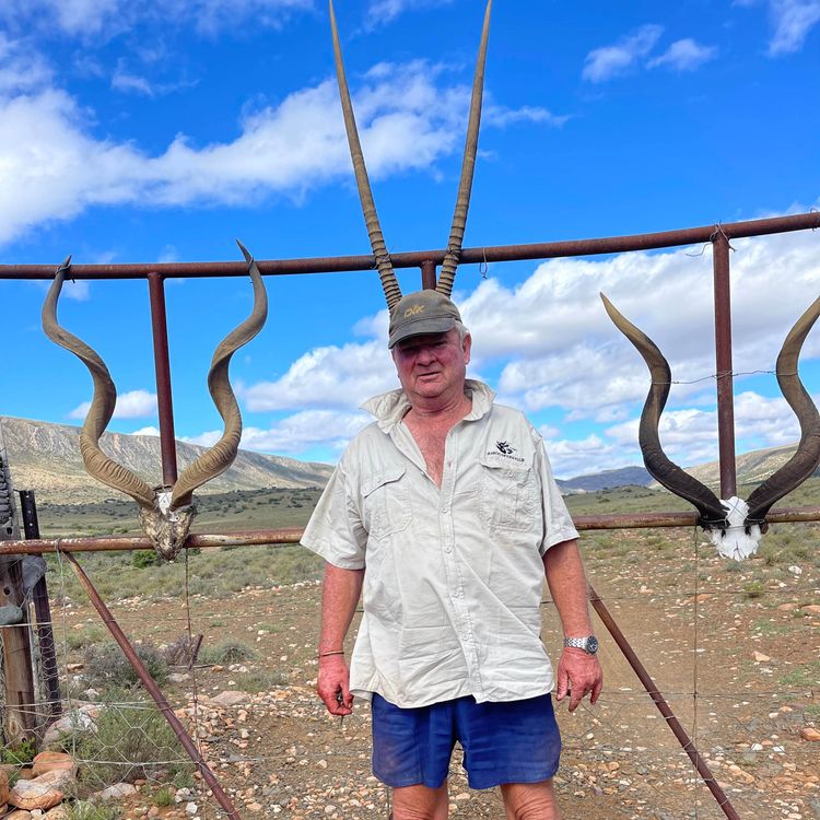 cover art for Surviving as a Farmer & Hunter in the Karoo desert region of Africa. 