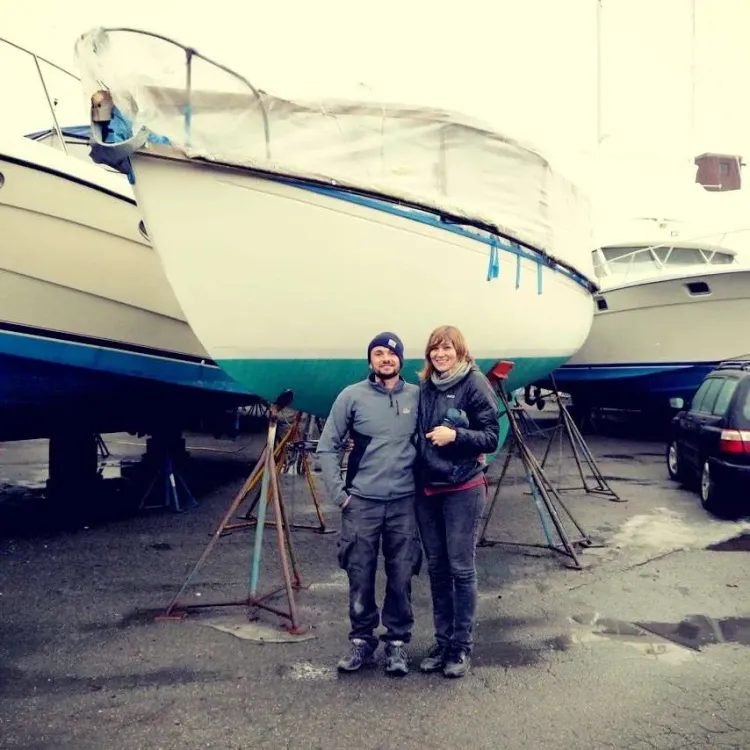 cover art for Falling in Love and Sailing the World