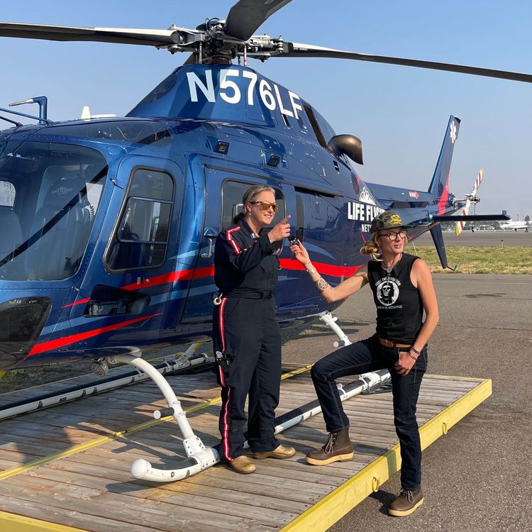 cover art for Emergency medicine and working as a Life Flight Nurse