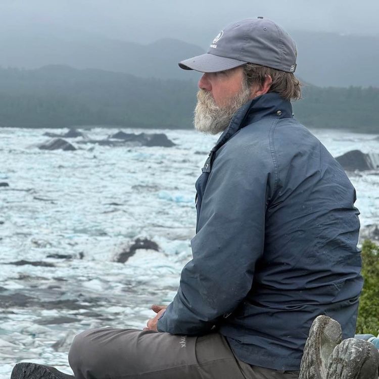 cover art for John Crowley on the Alsek, the Grand Canyon and his life between running rapids and raising two daughters.
