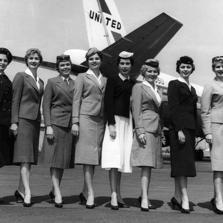 cover art for History of Aviation & Flight Attendants: Jeani van Eeden (Mandela's mom)