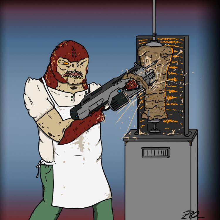 cover art for Gears of War Lore - the Swarm