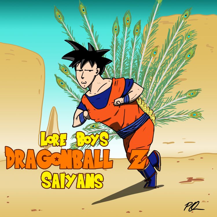 cover art for Dragon Ball Lore - The Saiyans