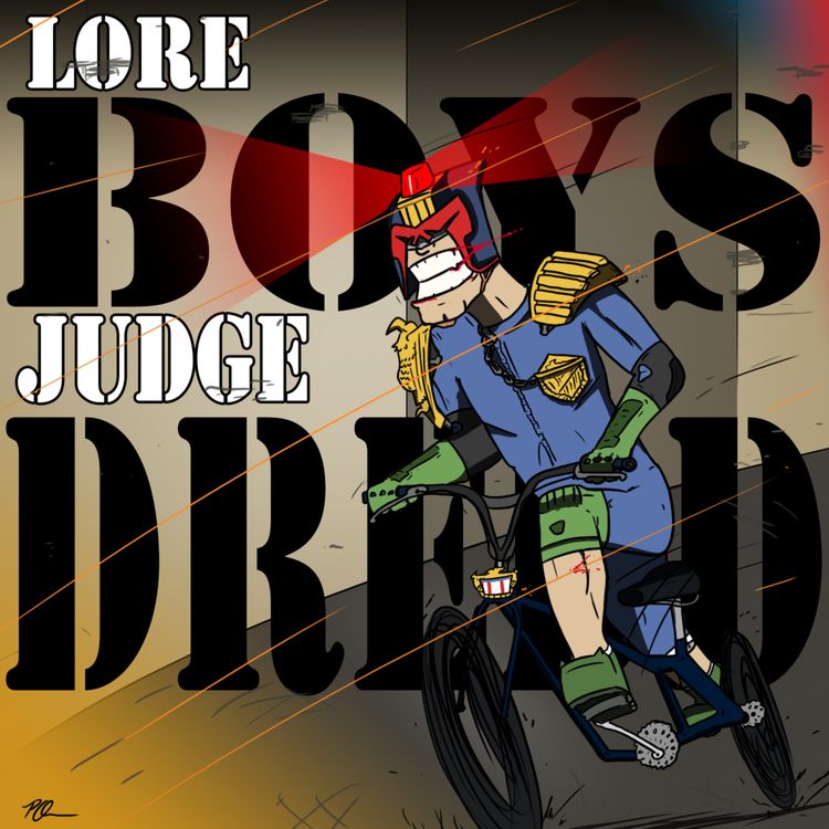 cover art for Judge Dredd Lore