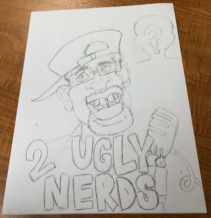 cover art for 2 Ugly Nerds Podcast Episode 1: The Bleck Pentha