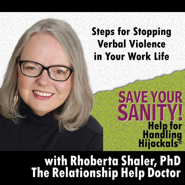 cover art for Steps to Stopping Verbal Violence in Your Work Life