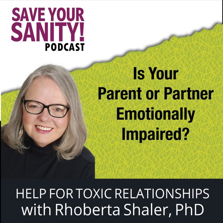 cover art for Is Your Parent or Partner Emotionally Impaired? :.