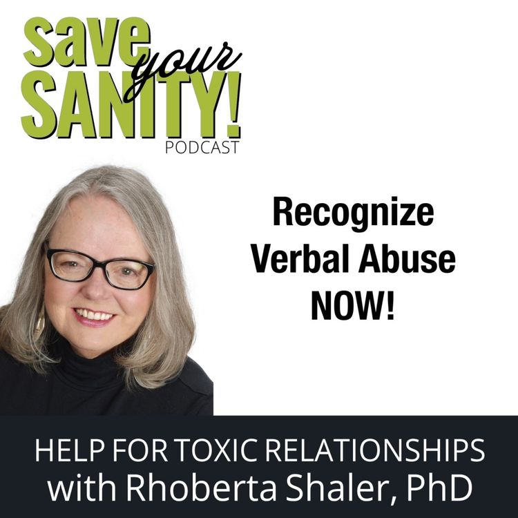 cover art for Recognize Verbal Abuse Now
