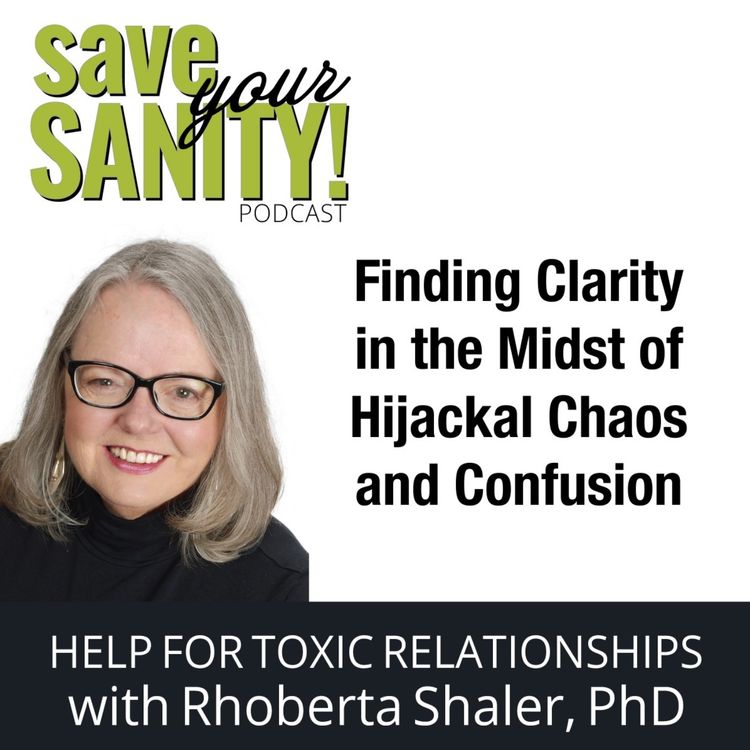 cover art for Finding Clarity in the Midst of Hijackal® Chaos & Confusion Dr. Rhoberta Shaler