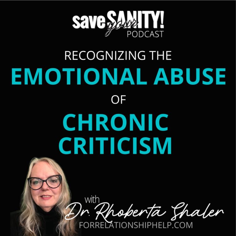 cover art for Recognizing the Emotional Abuse of Chronic Criticism