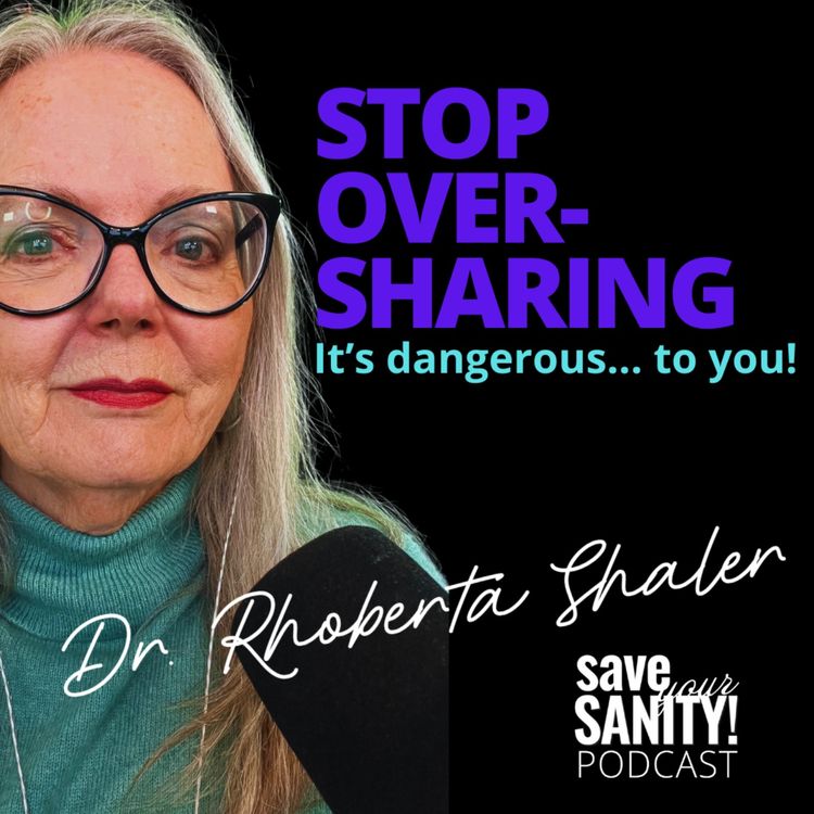 cover art for STOP OVERSHARING. It's dangerous.