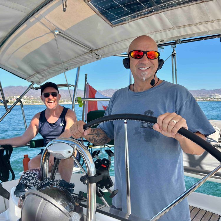 cover art for #33: How to Find the Right Cruise for You, Small-Ship Sailing Ideas, Lounging at the Marriott Puerto Vallarta, Swimming With Sea Creatures and What Not to Do at the Airport