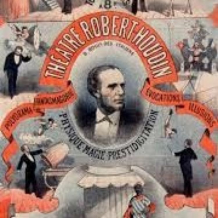 cover art for New Episode: History Podcast for Kids: Famous Magicians: Houdin