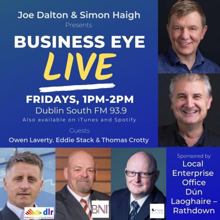 cover art for Business Eye, Owen Laverty, Eddie Stack, Thomas Crotty