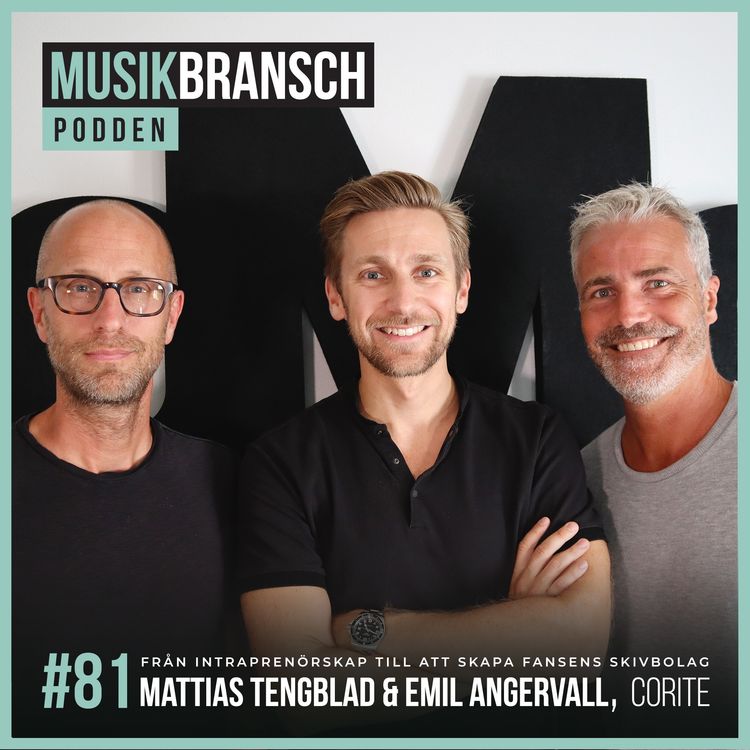 cover art for 81. Från intraprenörskap till att skapa fansens skivbolag - Mattias Tengblad & Emil Angervall, Corite [Kort]