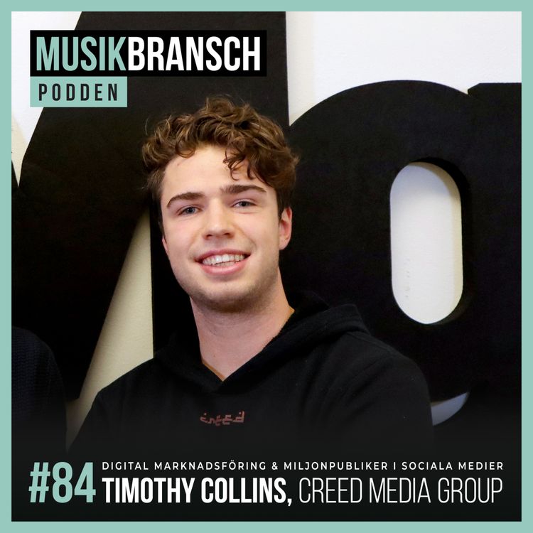 cover art for 84. Digital marknadsföring & miljonpubliker i sociala medier - Timothy Collins, Creed Media Group [Original]