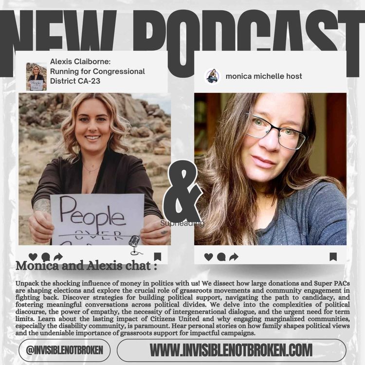 cover art for Citizens United & the Disability Vote: Reclaiming Our Democracy Witch Alexis Claiborne