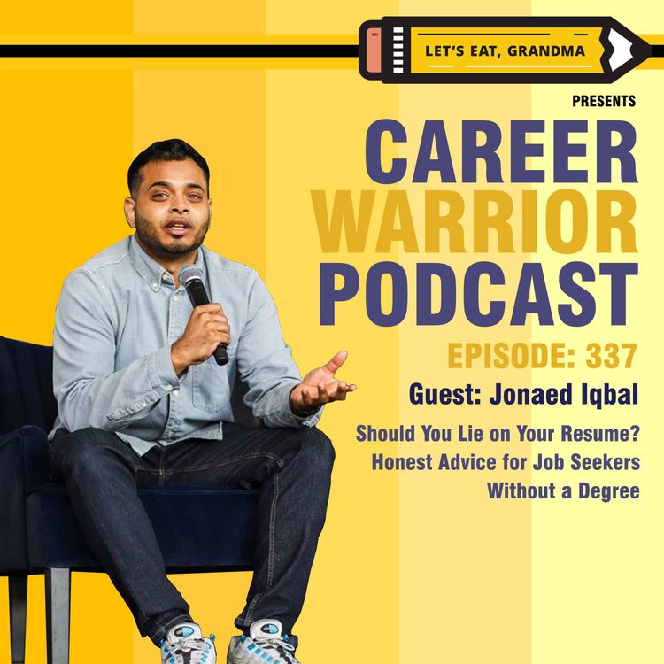 cover art for #337) Should You Lie on Your Resume? | Honest Advice for Job Seekers Without a Degree