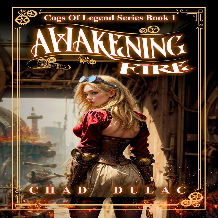 cover art for Chad Dulac - Cogs of Legend Book 1: Awakening Fire