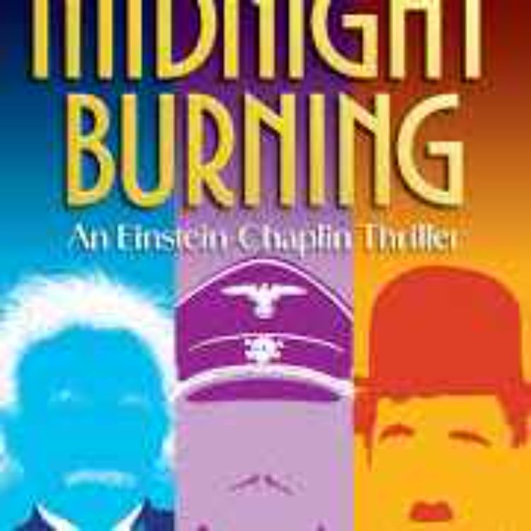 cover art for Paul Levine - Midnight Burning (An Einstein-Chaplin Thriller)