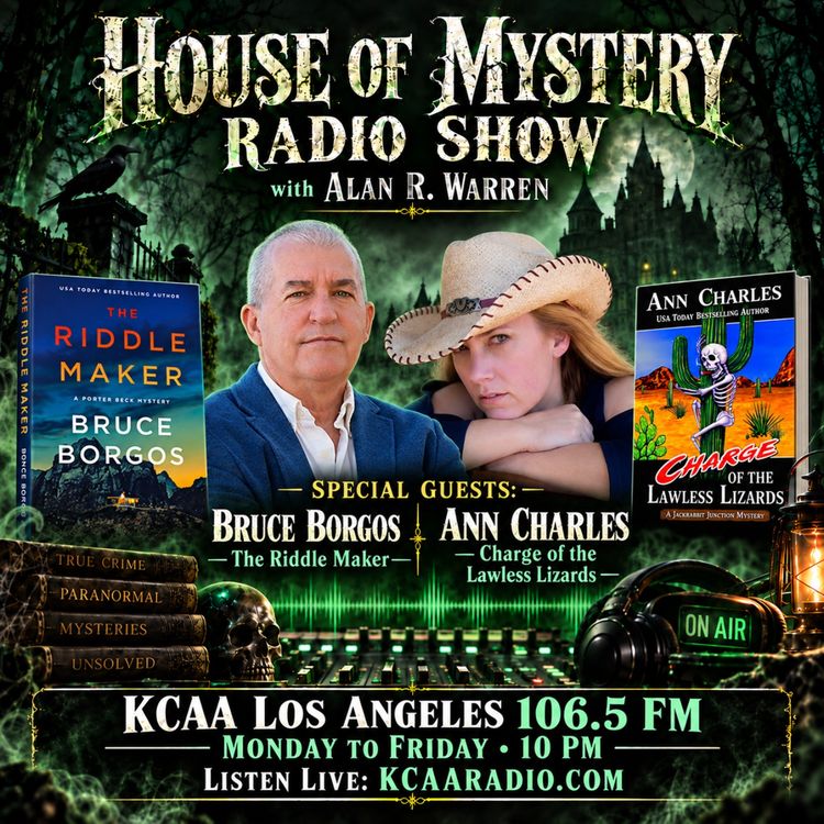 cover art for Ann Charles ( Lawless Lizards) & Bruce Borgos ( Riddlemaker)
