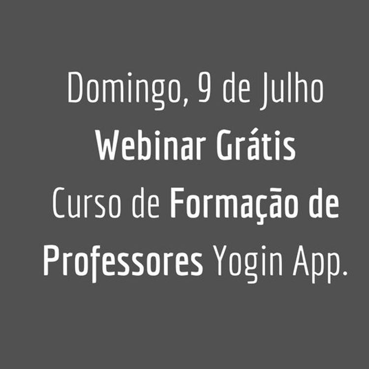 cover art for Convite Primeira Aula do Curso de Formação - ABERTA