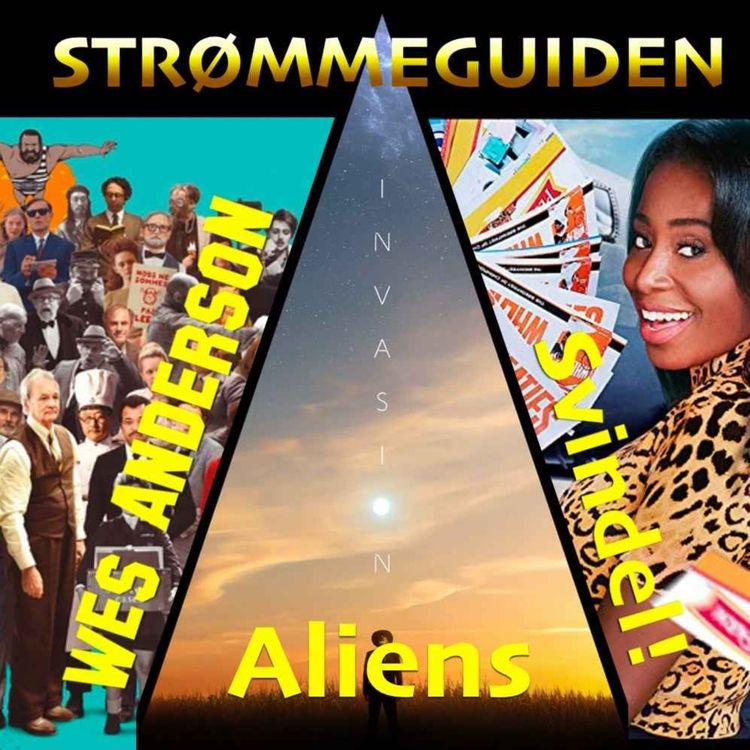 cover art for Wes Anderson og Aliens!