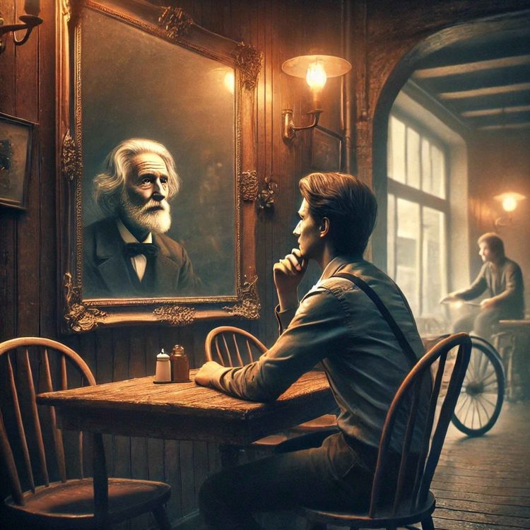 cover art for #547 - På cafe med en eldre versjon av deg selv