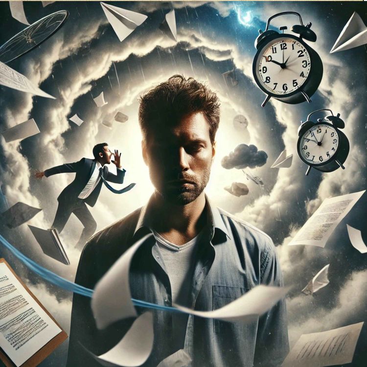 cover art for #574 - Når livet føles som en uendelig storm