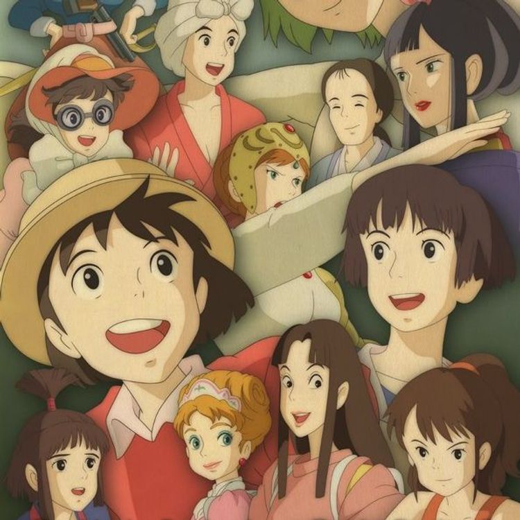 cover art for Les femmes chez Miyazaki