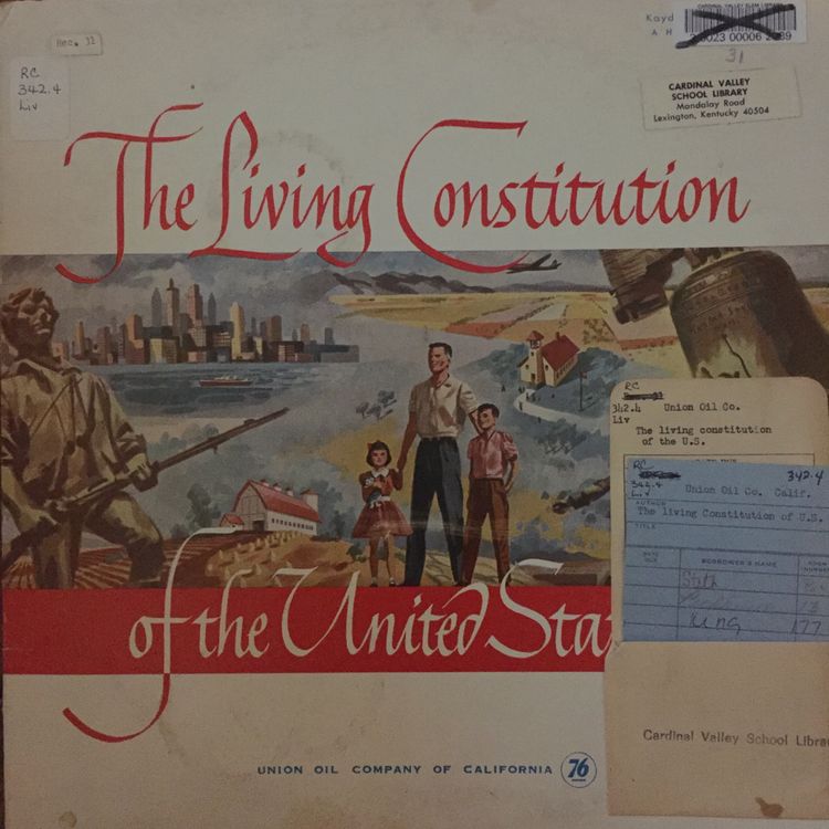 cover art for From the Archives 2: The Living Constitution of the United States (1961)