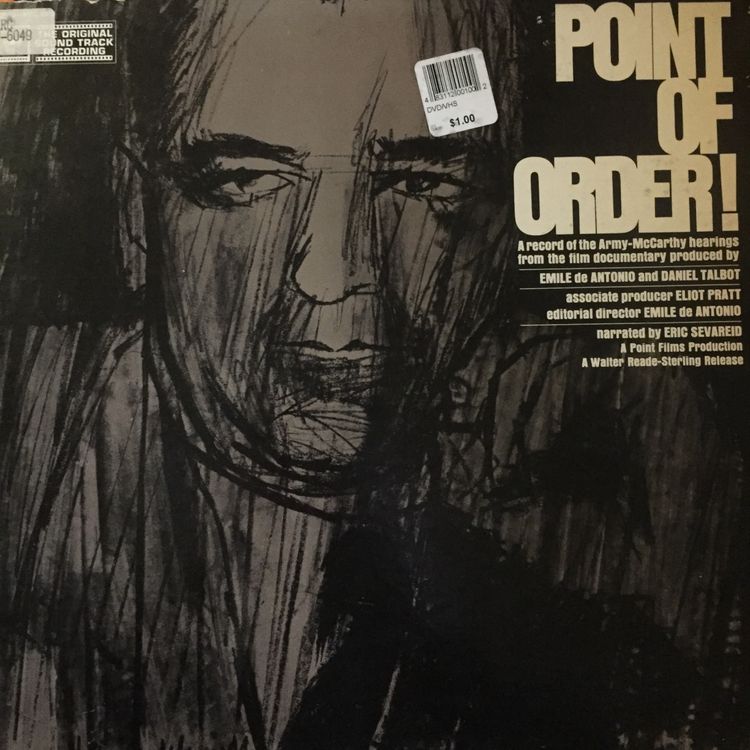 cover art for From the Archives 20: Emile de Antonio & Daniel Talbot, Point of Order! (1964)