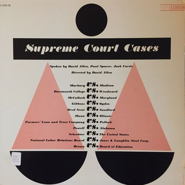 From the Archives 34: Supreme Court Cases, Gibbons v. Ogden (1961 ...