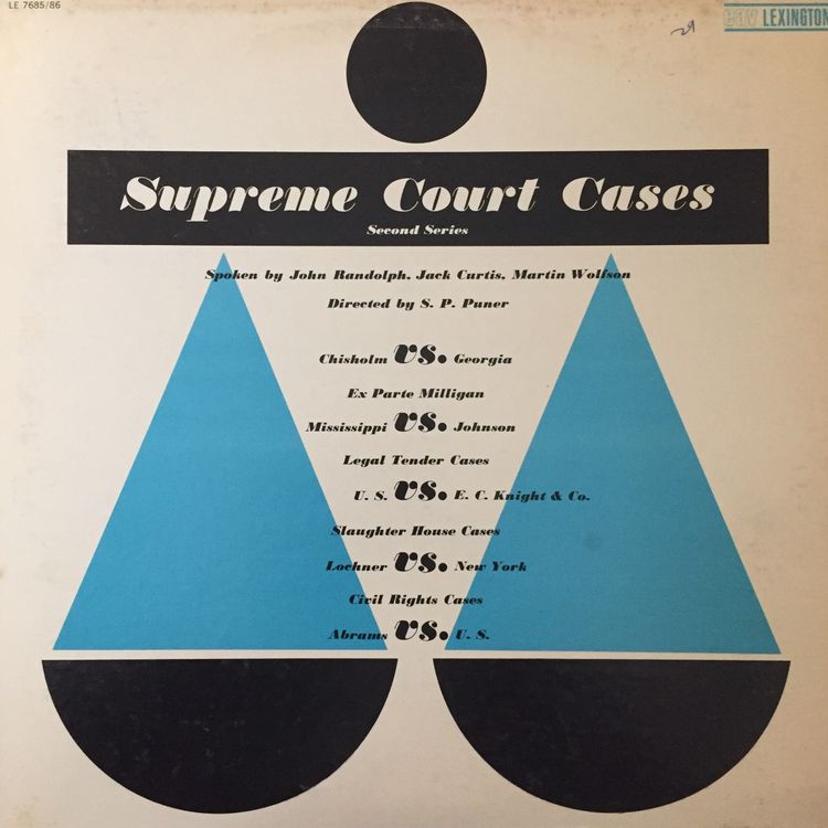 cover art for From the Archives 44: Supreme Court Cases, Ex Parte Milligan (1963)