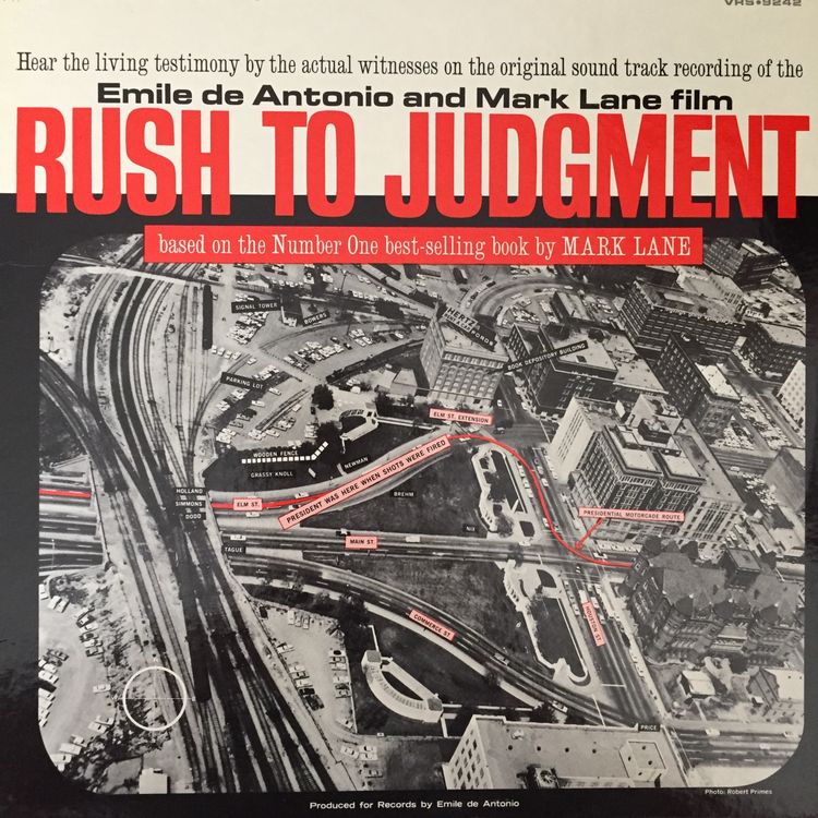 cover art for From the Archives 56: Emile de Antonio & Mark Lane, Rush to Judgment (1967)