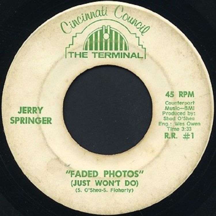 cover art for From the Archives 70: Jerry Springer, Save the Terminal/Faded Photos (1973)