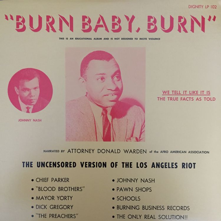 cover art for From the Archives 106: Attorney Donald Warden, Burn Baby, Burn