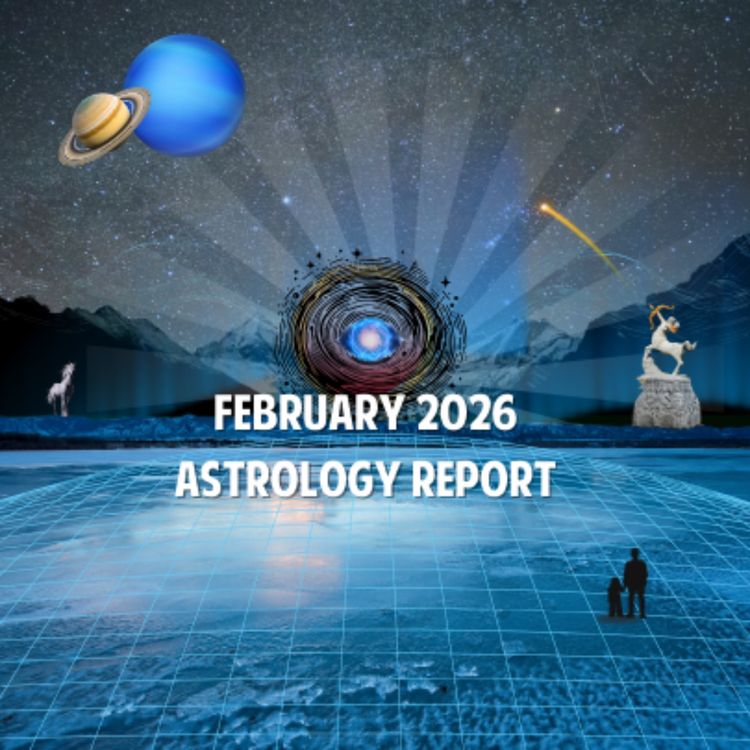 cover art for February 2026 Astrology Report