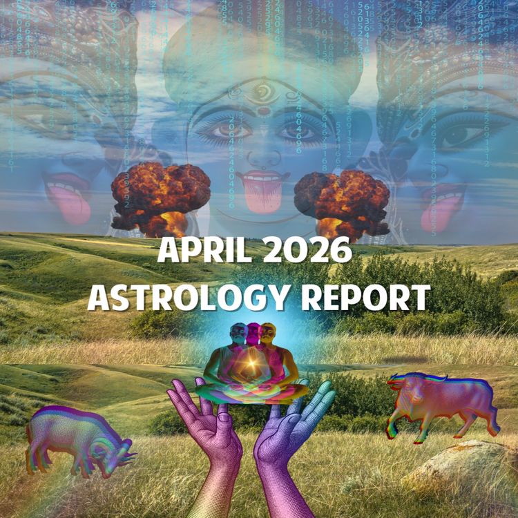 cover art for April 2026 Astrology Report 