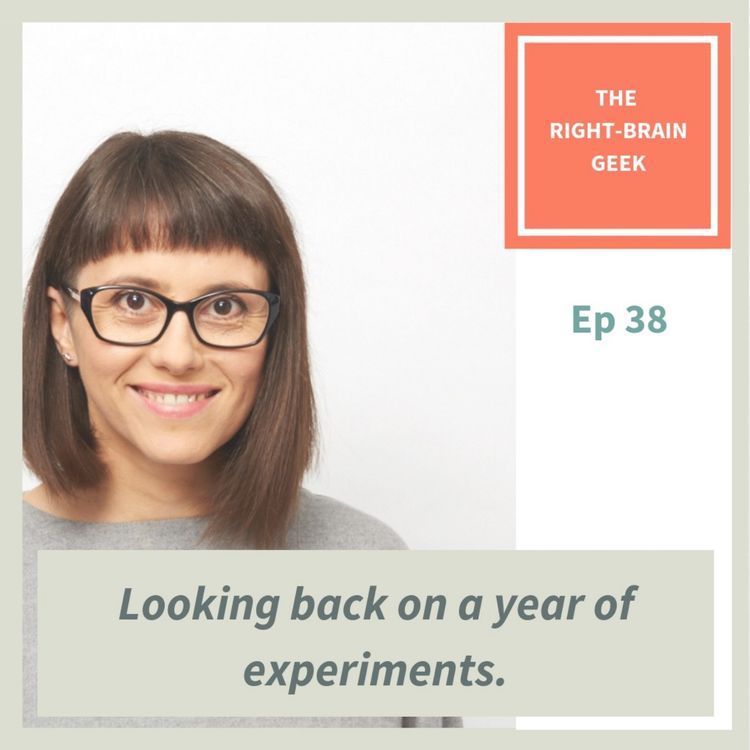 cover art for 38 - Looking back on a year of experiments.